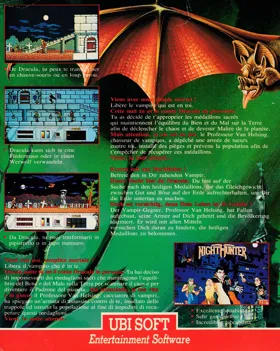 Night Hunter (F) (1989) box cover back